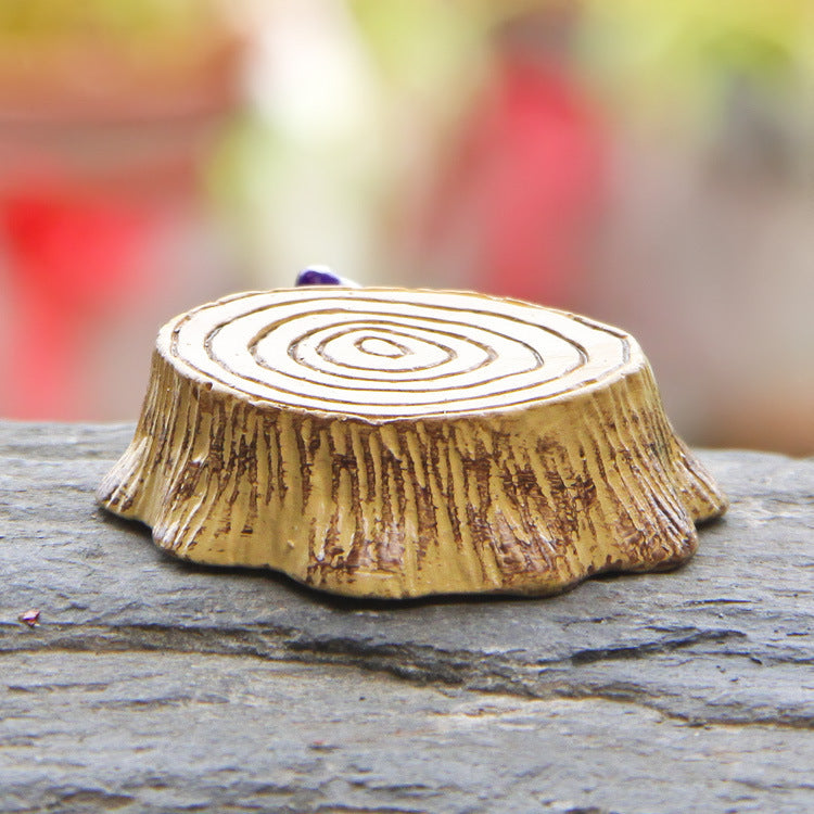 Resin Mushroom Size Stump Landscape Accessories