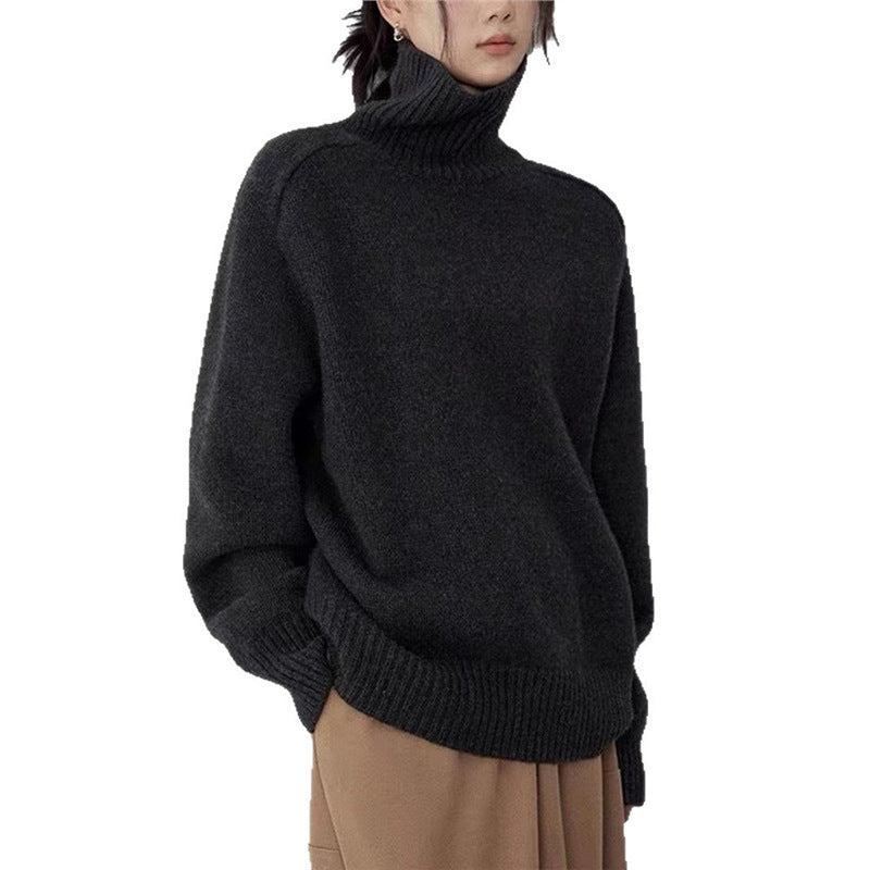 New High Neck Woolen Sweater For Women