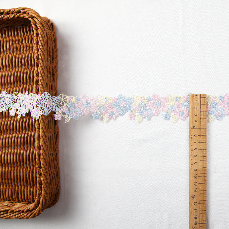Multi-color Lace Accessories Water Soluble Lace Embroidery