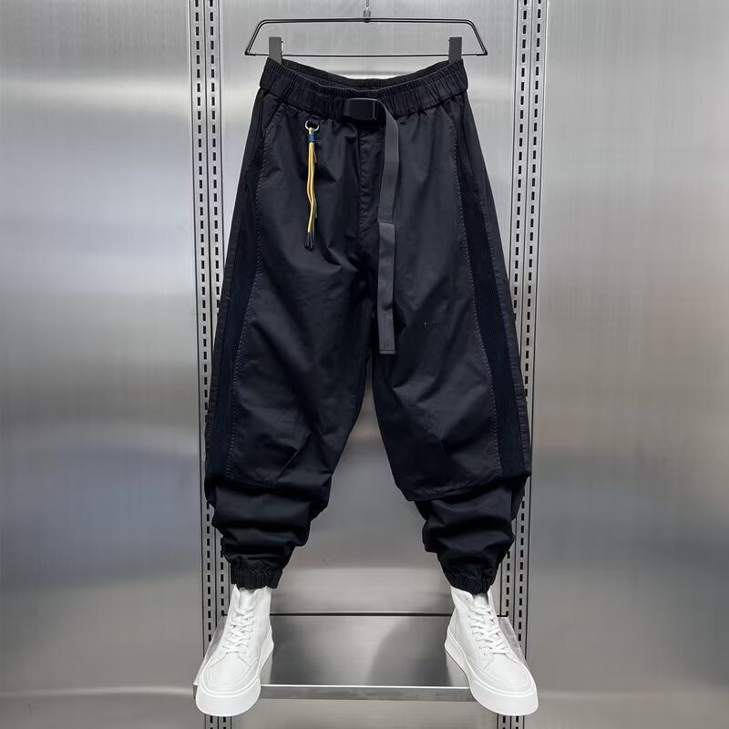 Men's Sports Pants Spring And Autumn Korean Style Workwear Ankle-tied