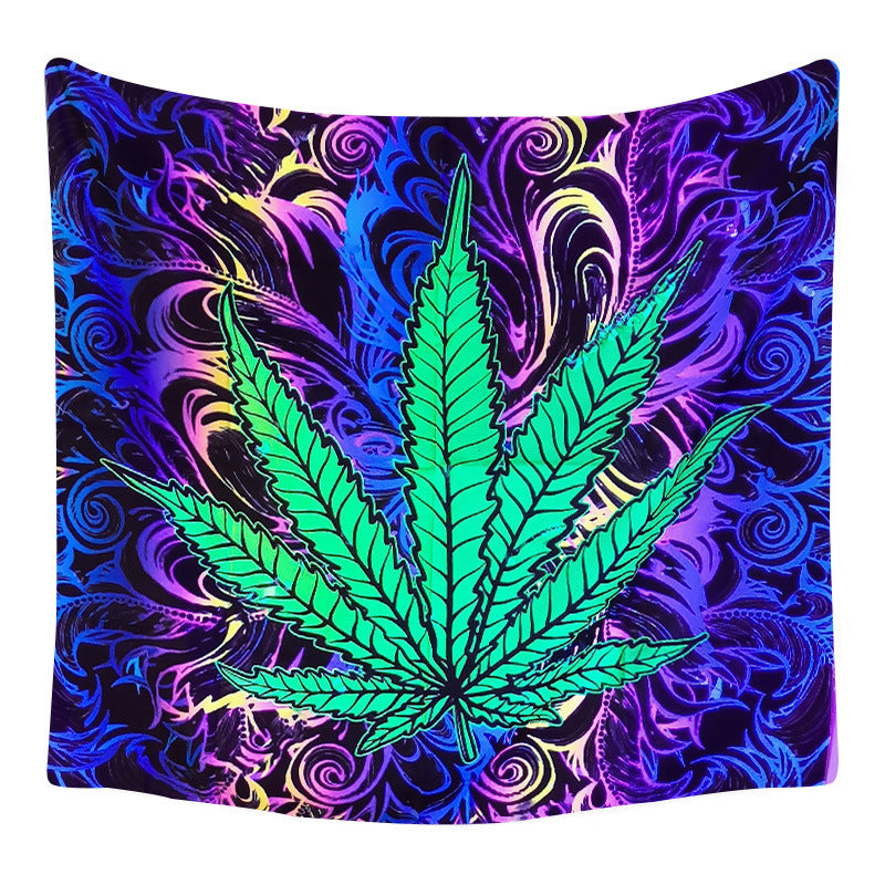 Fluorescent UV Light Printing Home Decor Tapestry Beach Towel