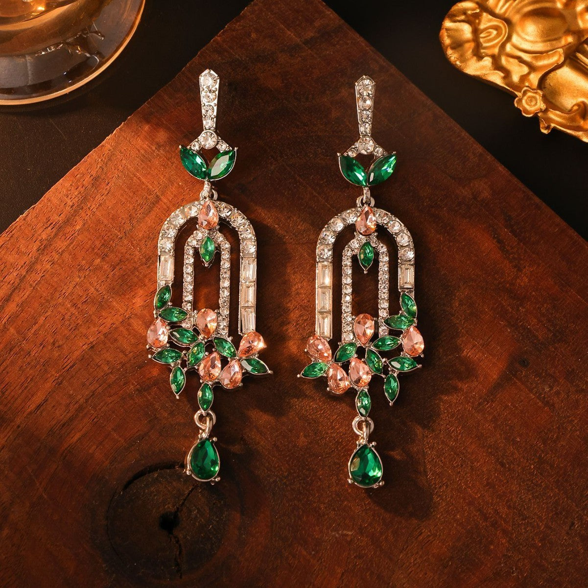 Flower Cluster Elegant Temperament Entry Lux Tassel Earrings