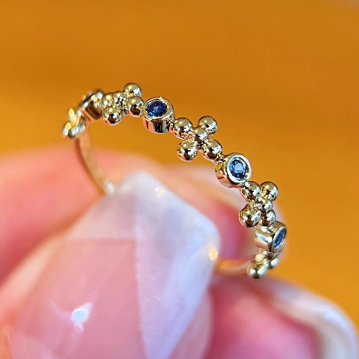 S925 Sterling Silver Cross Ring