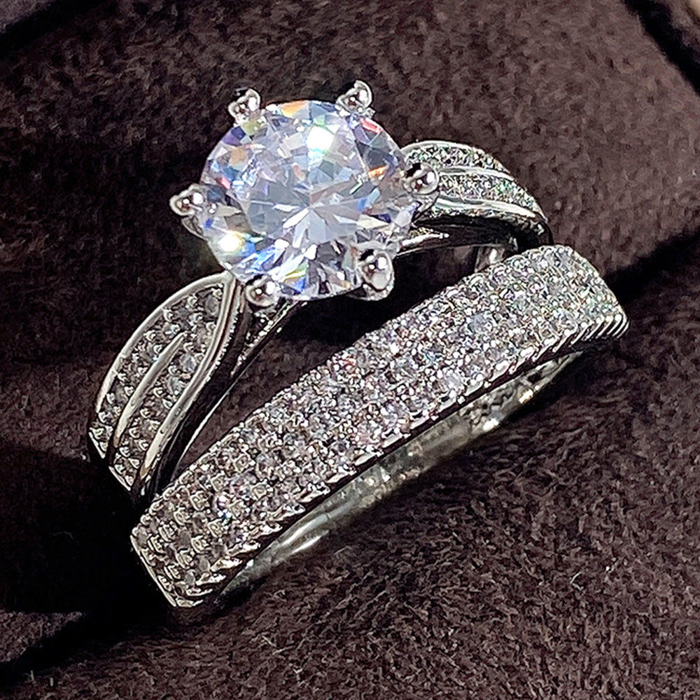 Luxury Wedding Combined Ring Simple Bracelet