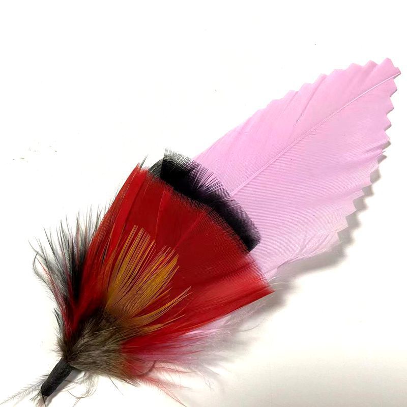 Small Feather Corsage Hat Flower Accessories