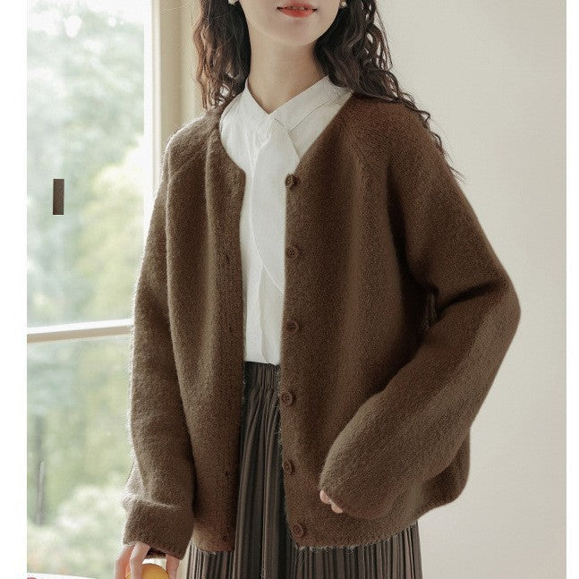 Fashion Loose And Slimming Outer Wear Thick Top