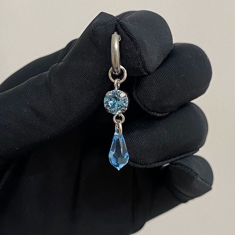 Water Drop Pendant Female Minority All-match High Sense Delicate Earrings