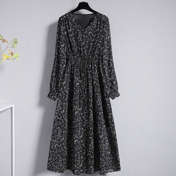 Fashion Plus Size Floral Dress Suit For Women