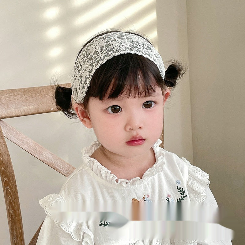 Children's Hair Accessories Lace Elastic Headband