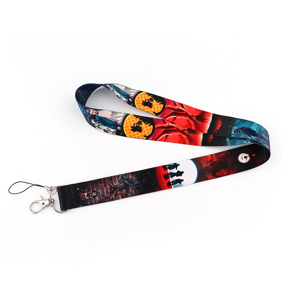 Cartoon Mobile Phone Lanyard Necklace Accessories Keychain