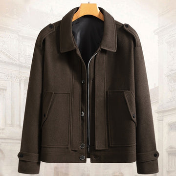 Men's Lapel Cotton Padded Warm Loose Casual Jacket