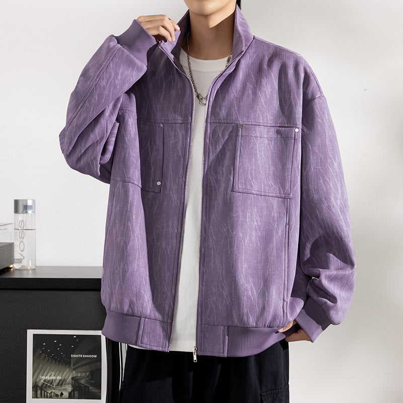 Autumn Weight-catcher Trendy Long Sleeve Casual Coat Men's Clothing