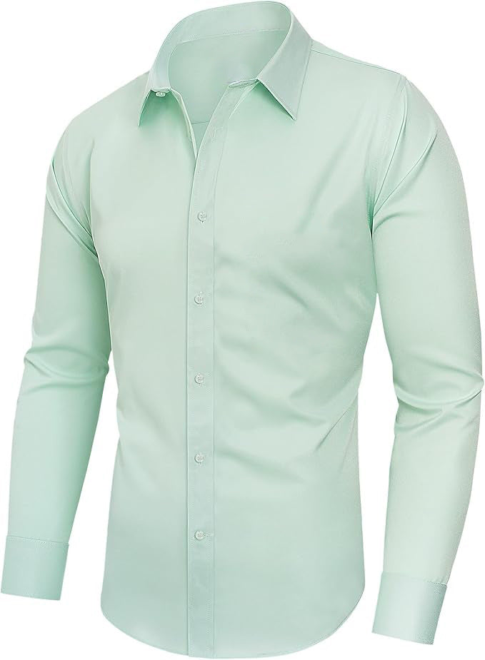 Non-ironing Full Elastic Force Shirt Men's Business