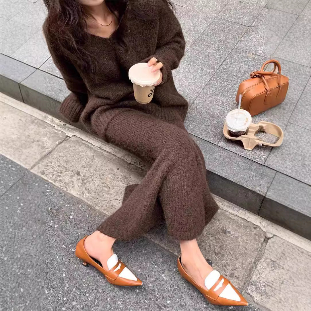 Women's Korean-style Lazy Sweater Suit Skirt
