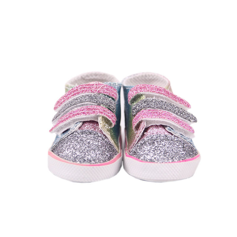 18-inch American Girl Doll Accessories Shoes 43cm Xiafu Doll Doll Accessories Small Leather Shoes