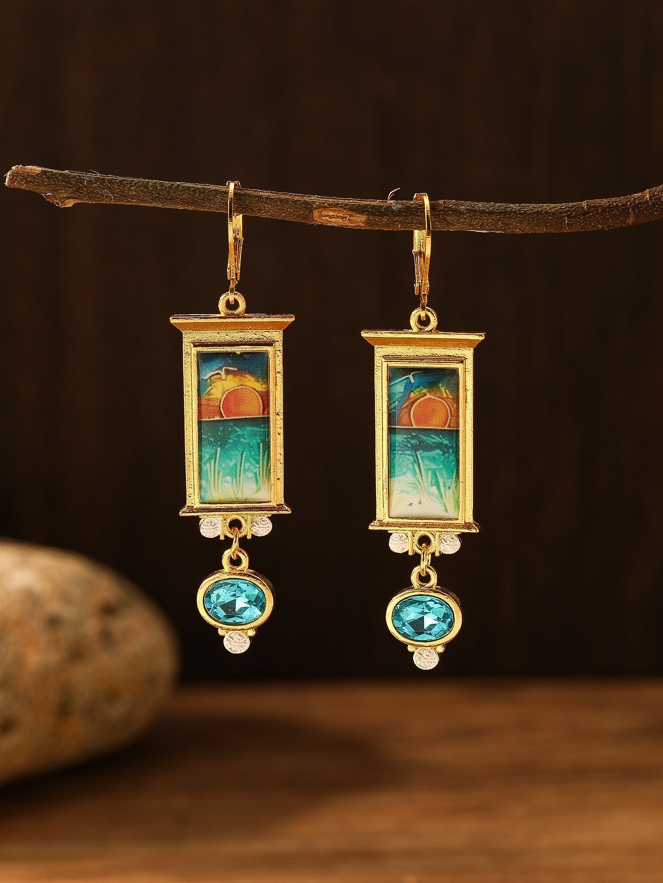 Retro Simple And Exaggerated Earrings