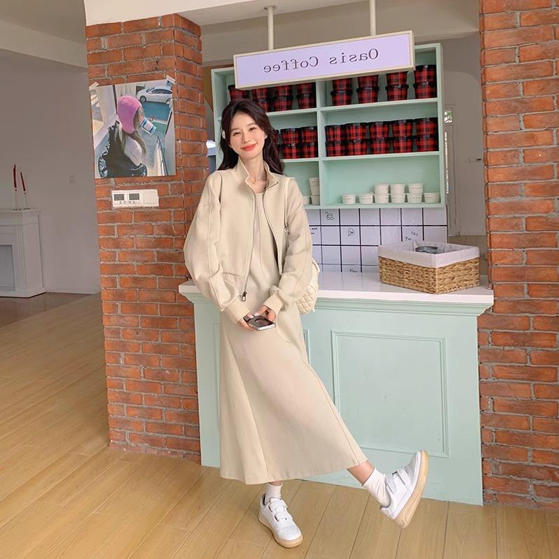 Western Style Youthful-looking Covering Belly Thin Suit