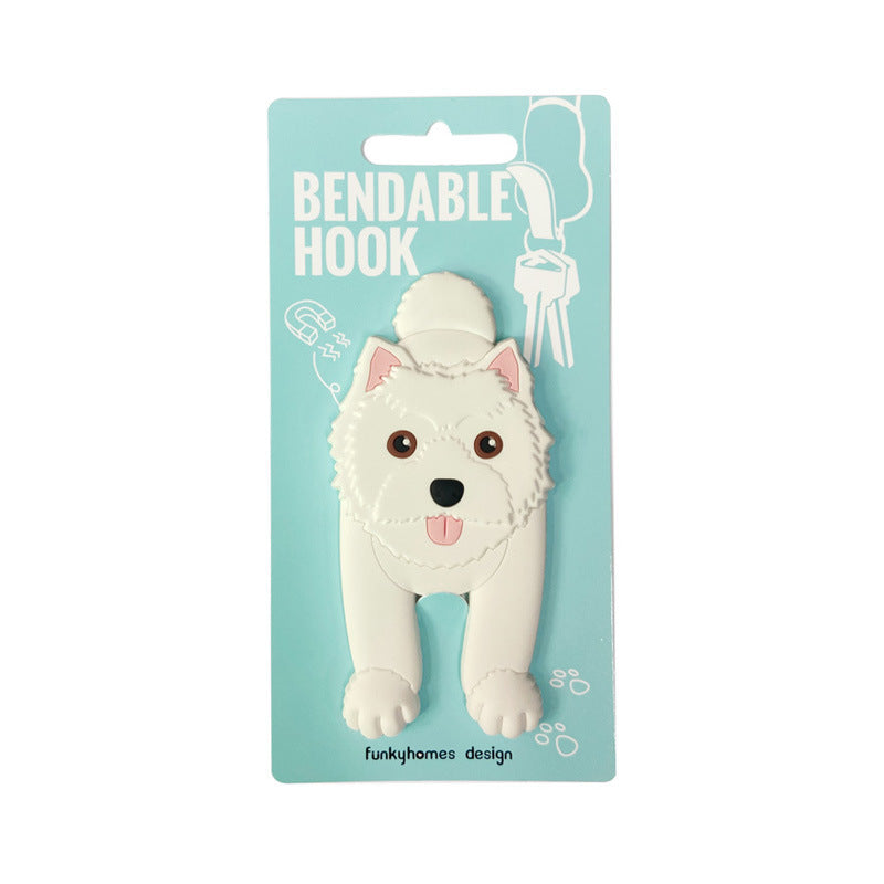 Cartoon Animal Refrigerator Stickers Hook Wire-wrap Board Magnetic Accessories Office Universal