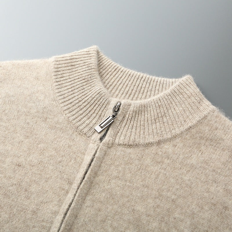 Men's Double-strand Thickened Wool Suit Cardigan