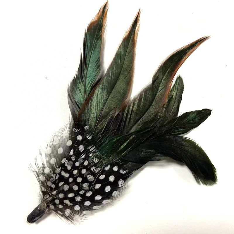 Small Feather Corsage Hat Flower Accessories